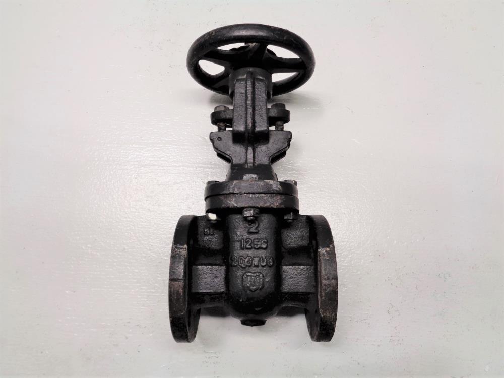 Milwaukee 2" 125# Cast Iron IBBM Gate Valve, 200 WOG, #F2885 A